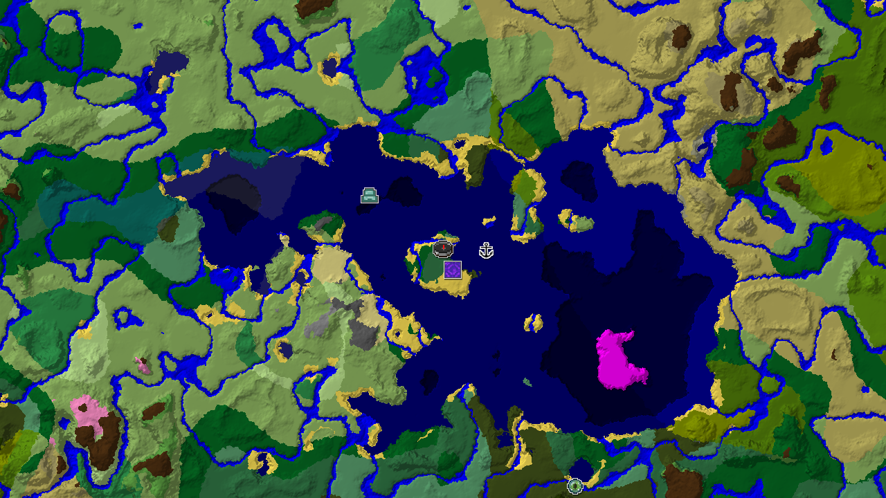 Ocean Monument and Jungle Biomes Near Spawn