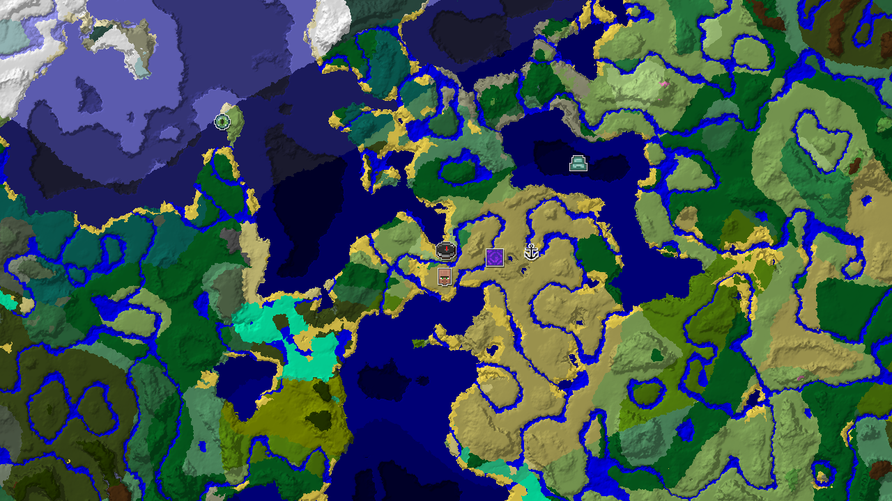Waterside Village and Jungle Near Spawn