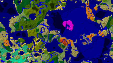 Coastal Savanna with Nearby Mushroom Fields