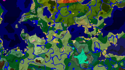 Jungle Temple Near Spawn in Plains, Savanna, and Forest