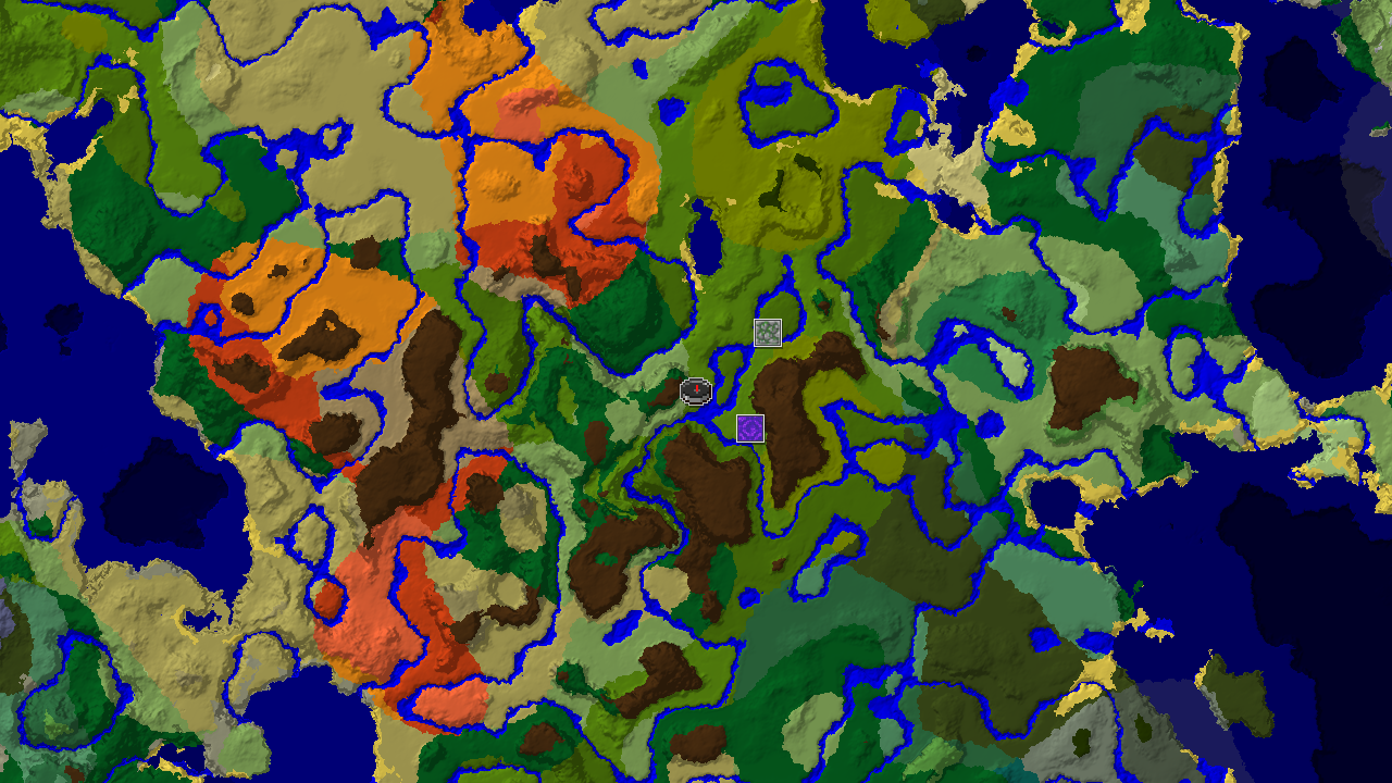 Jungle Temple at Spawn in a Lush Biome Cluster