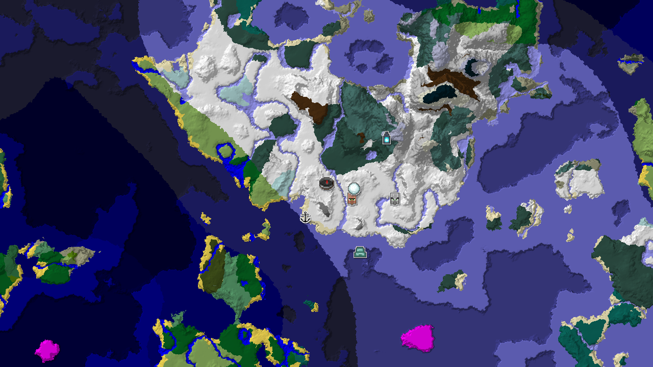 Ancient City Near Spawn in a Frozen Expanse