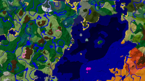 Ancient City Near Spawn and Diverse Ocean Biomes