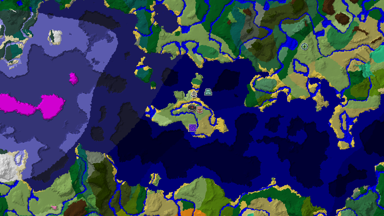 Spawn Near a Flower Forest and Close Ocean Biomes