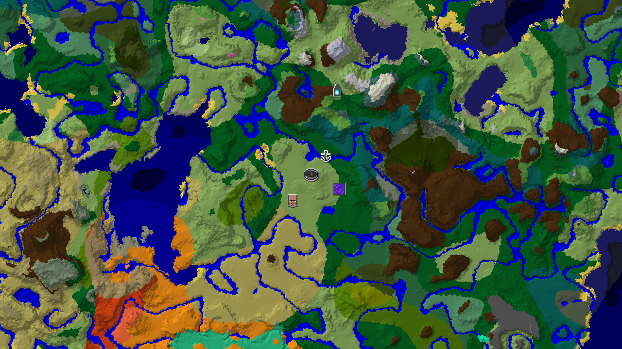 Ancient City Near Spawn in a Diverse Biome Landscape