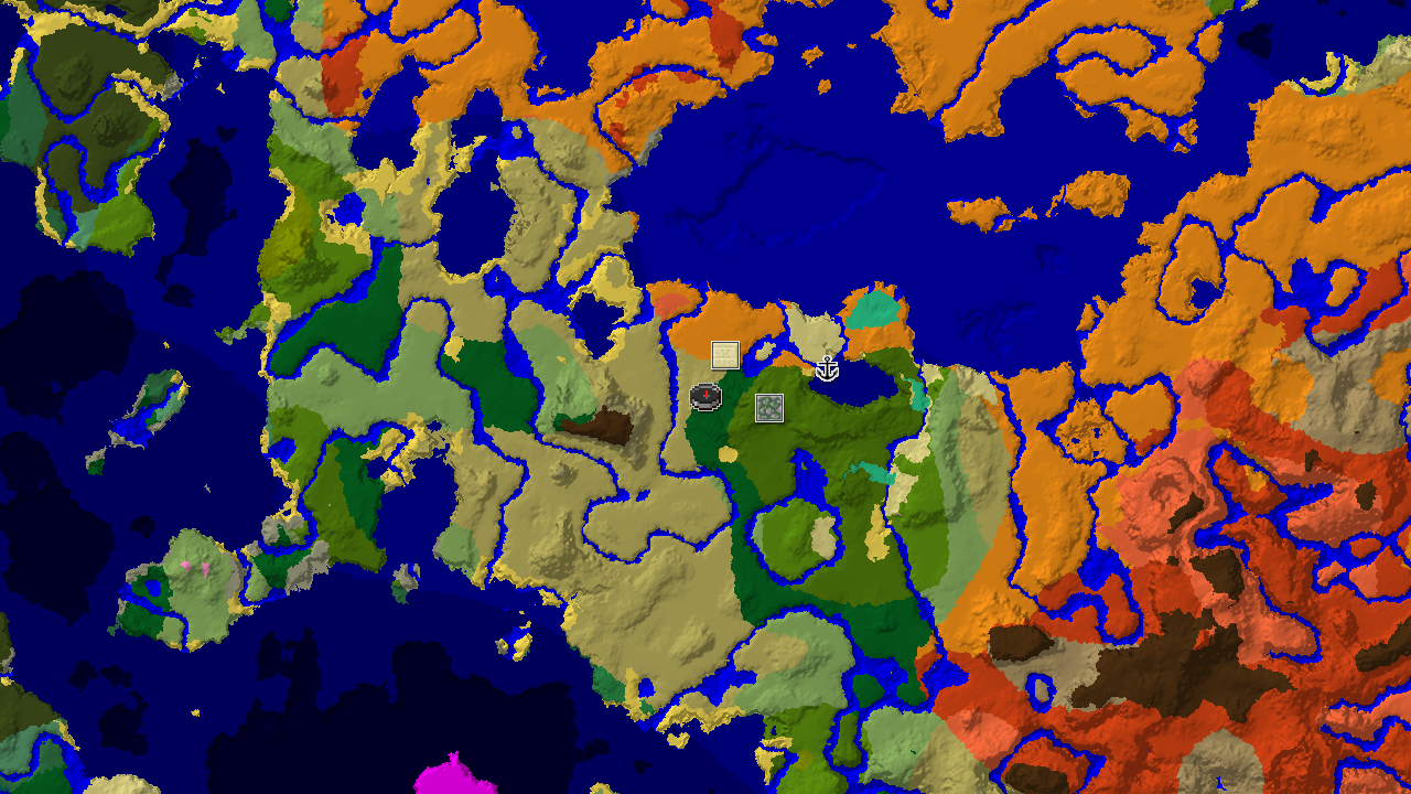 Loot-Rich Jungle and Desert with Coastal Access