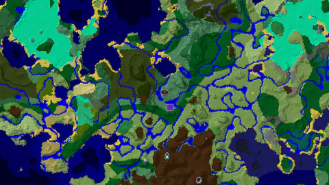 Rare Pale Garden Near Spawn in a Lush Forest Seed