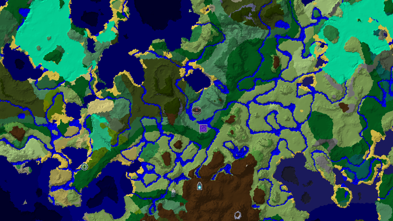 Rare Pale Garden Near Spawn in a Lush Forest Seed