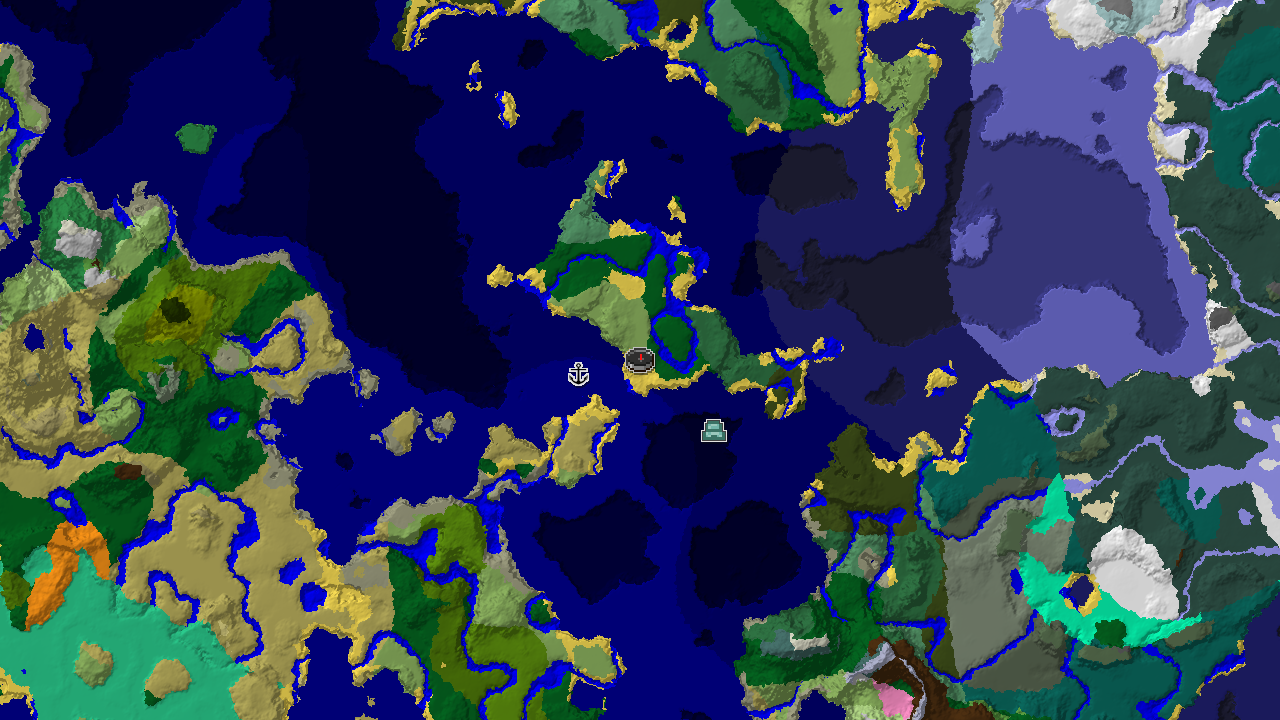 Ocean Monument Near Spawn with Diverse Biomes