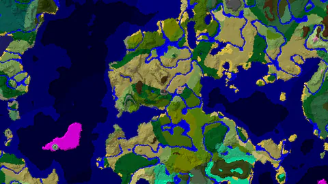 Spawn Near a Savanna-Jungle-Forest Junction