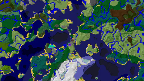 Waterside Village and Icy Plains