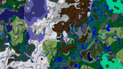 Frozen Tundra with an Ancient City Near Spawn