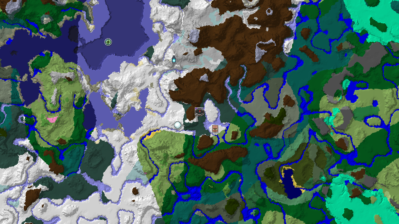 Frozen Tundra with an Ancient City Near Spawn
