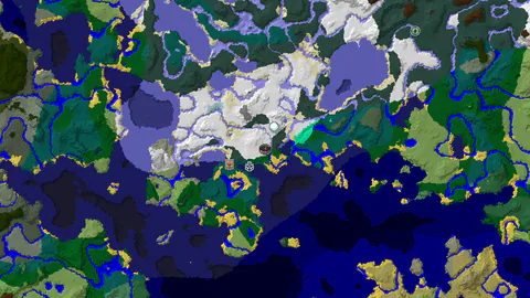 Snowy Plains Start with Nearby Igloo and Shipwreck