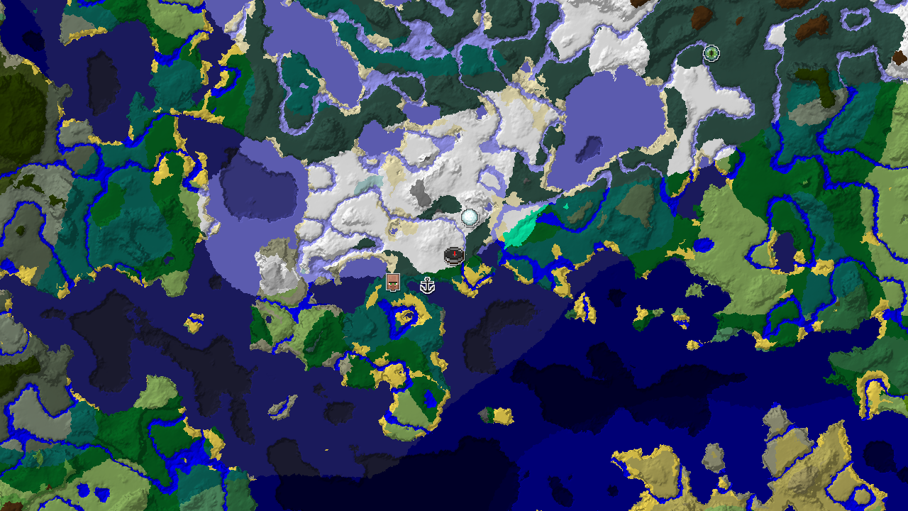 Snowy Plains Start with Nearby Igloo and Shipwreck