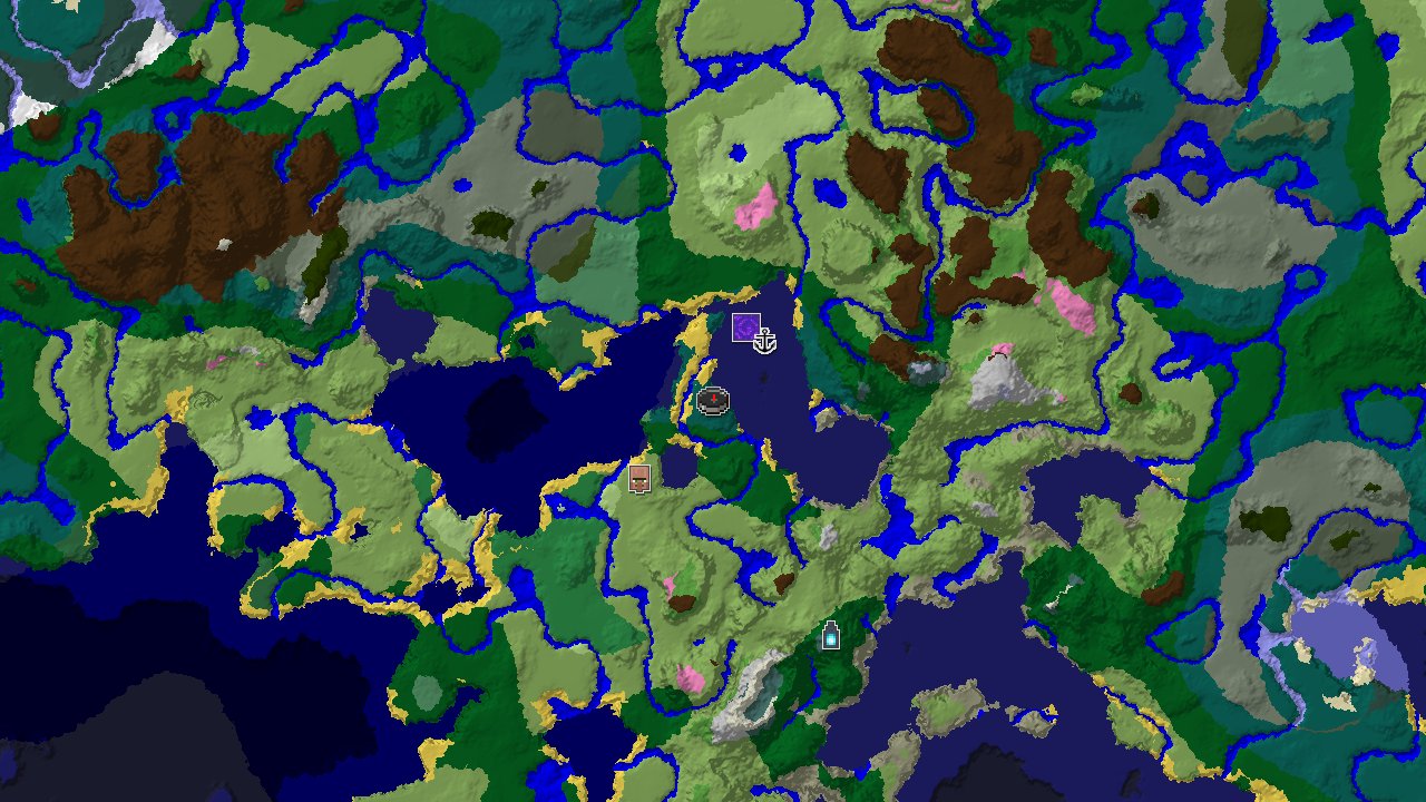 Ancient City Near Spawn, Taiga, Ocean, and Plains