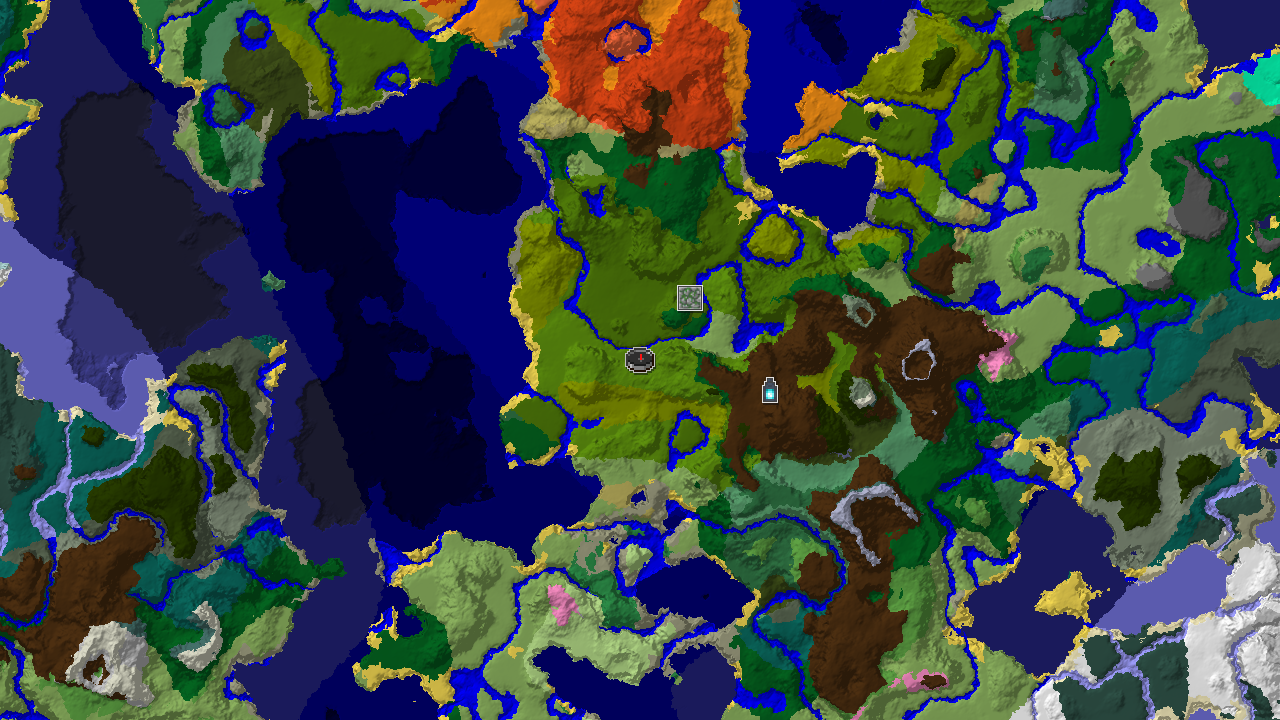 Jungle Start with a Nearby Ancient City and Temple