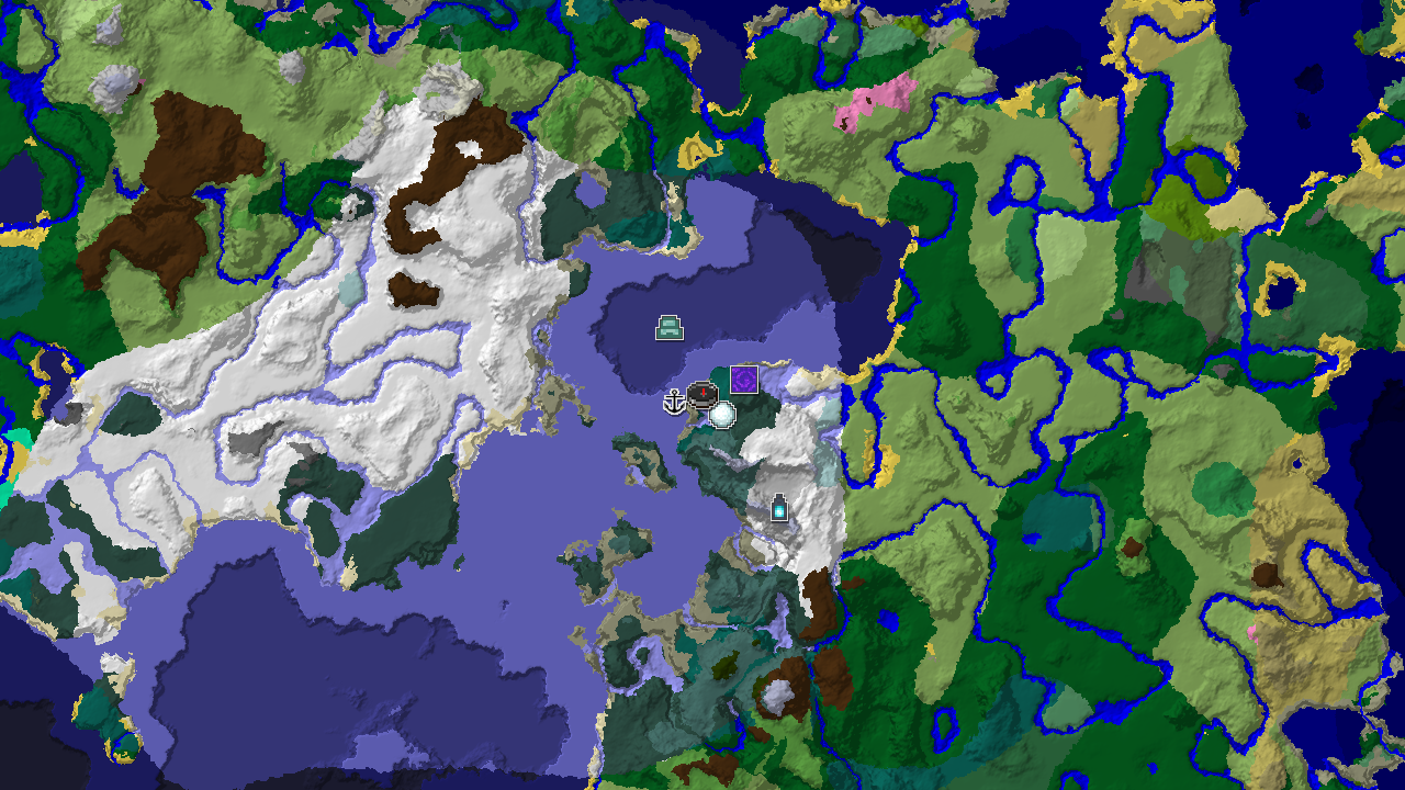 Frozen Ocean Spawn with Nearby Ancient City