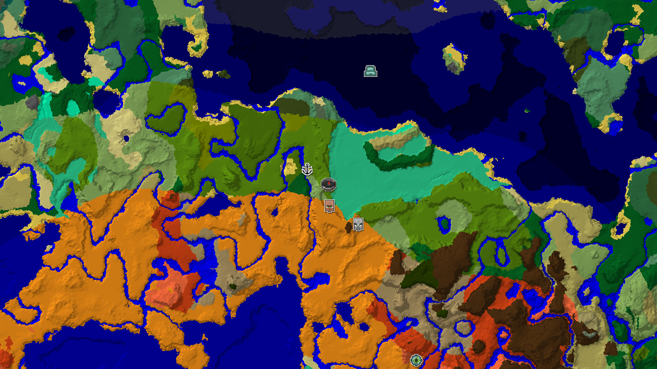 Jungle Spawn with Mangrove Swamp and Desert Nearby