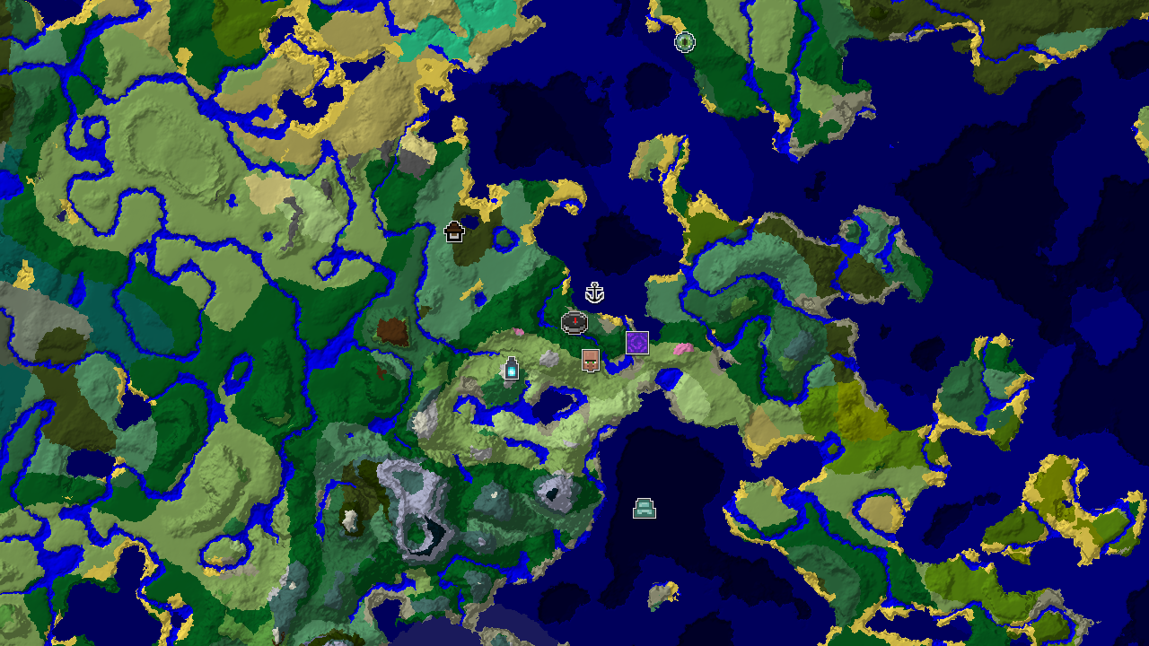 Ancient City Near Spawn in a Forested Landscape