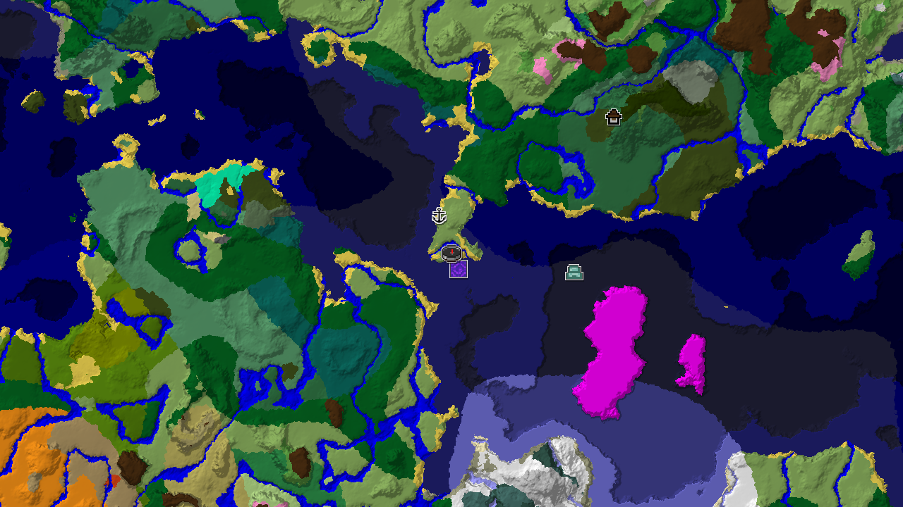 Woodland Mansion with Ocean Biomes and Mushroom Fields