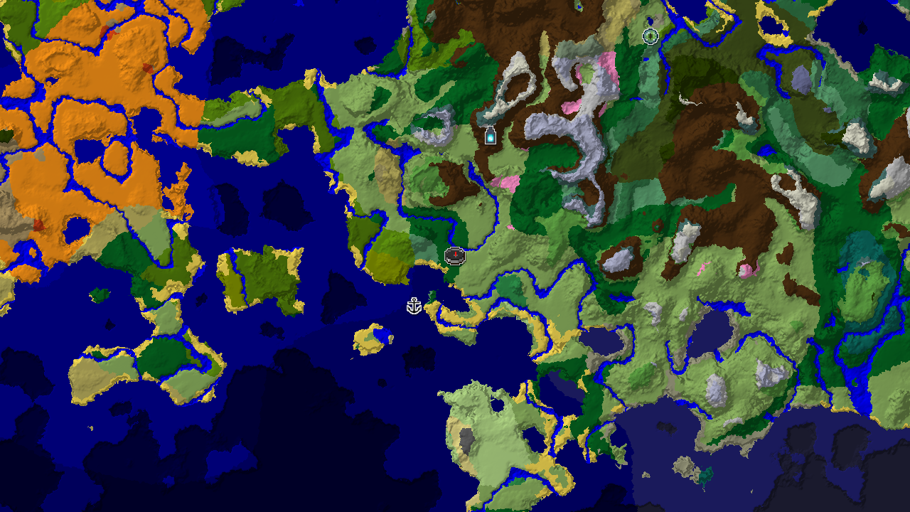 Forest Spawn with a Nearby Ancient City and Varied Biomes