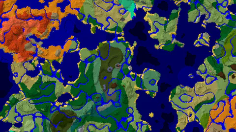 Rare Pale Garden Near Spawn in a Lush Forest Seed