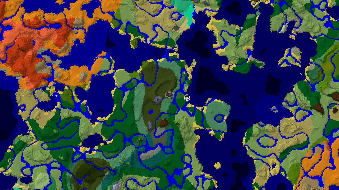 Rare Pale Garden Near Spawn in a Lush Forest Seed