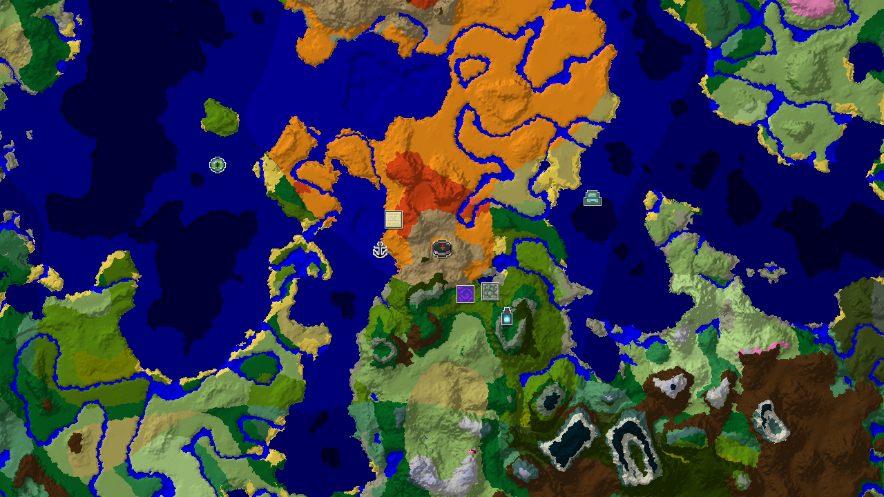 Desert Spawn with Nearby Ancient City and Varied Biomes