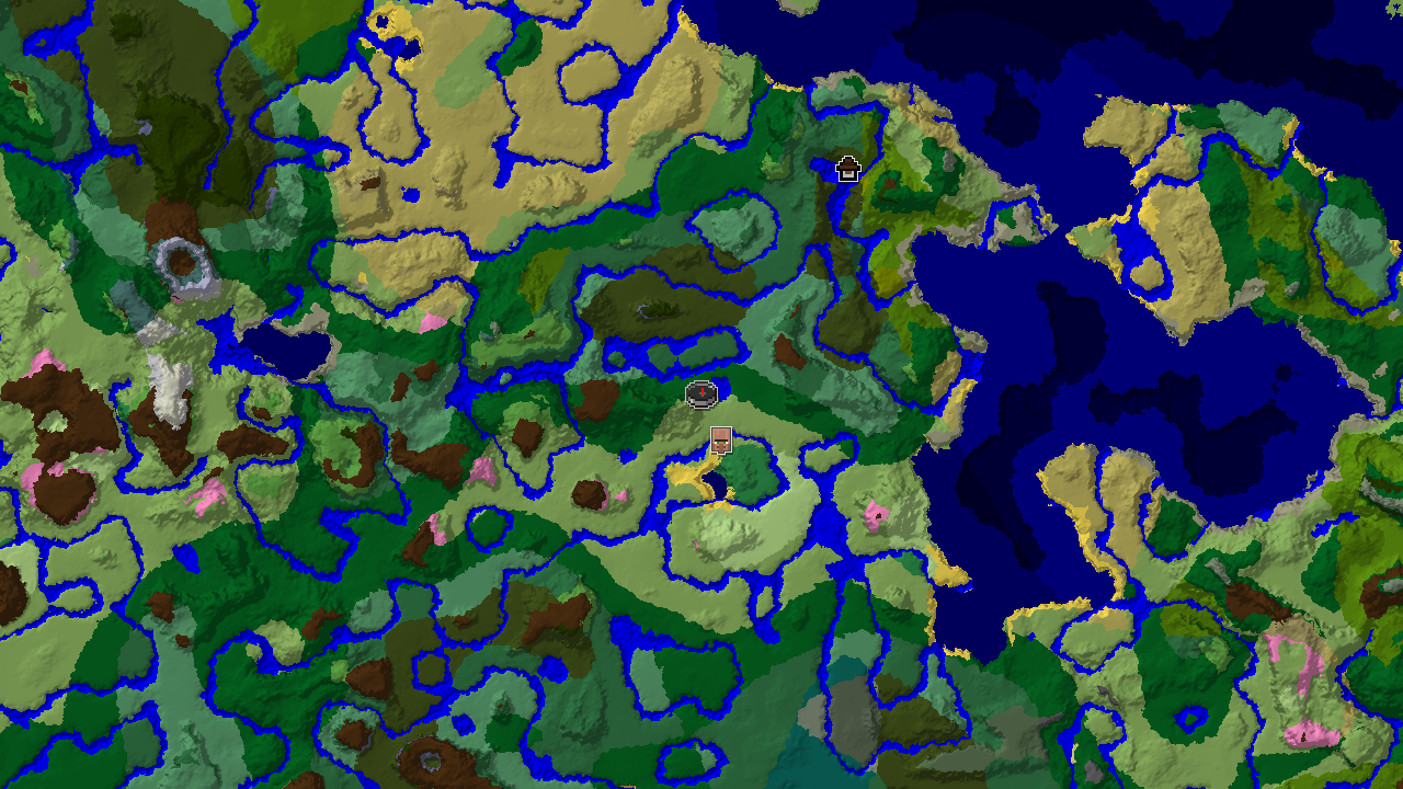Woodland Mansion Near Spawn in a Lush Forest World