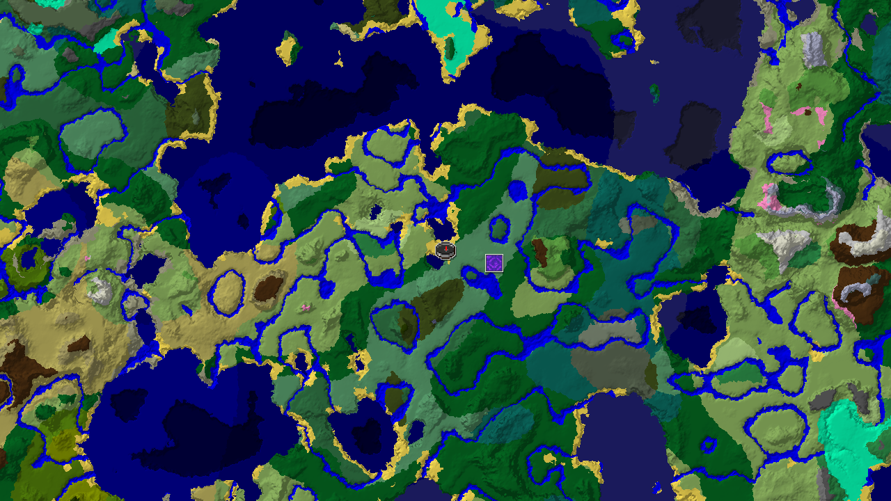 Coastal Forest Start with Nearby Ruined Portal