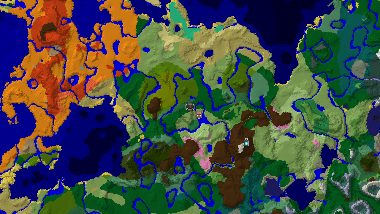 Spawn Near a Flower Forest and a Jungle Outpost