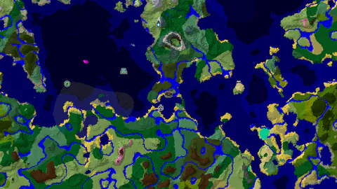Spawn in Birch with a Nearby Ancient City and Shipwreck