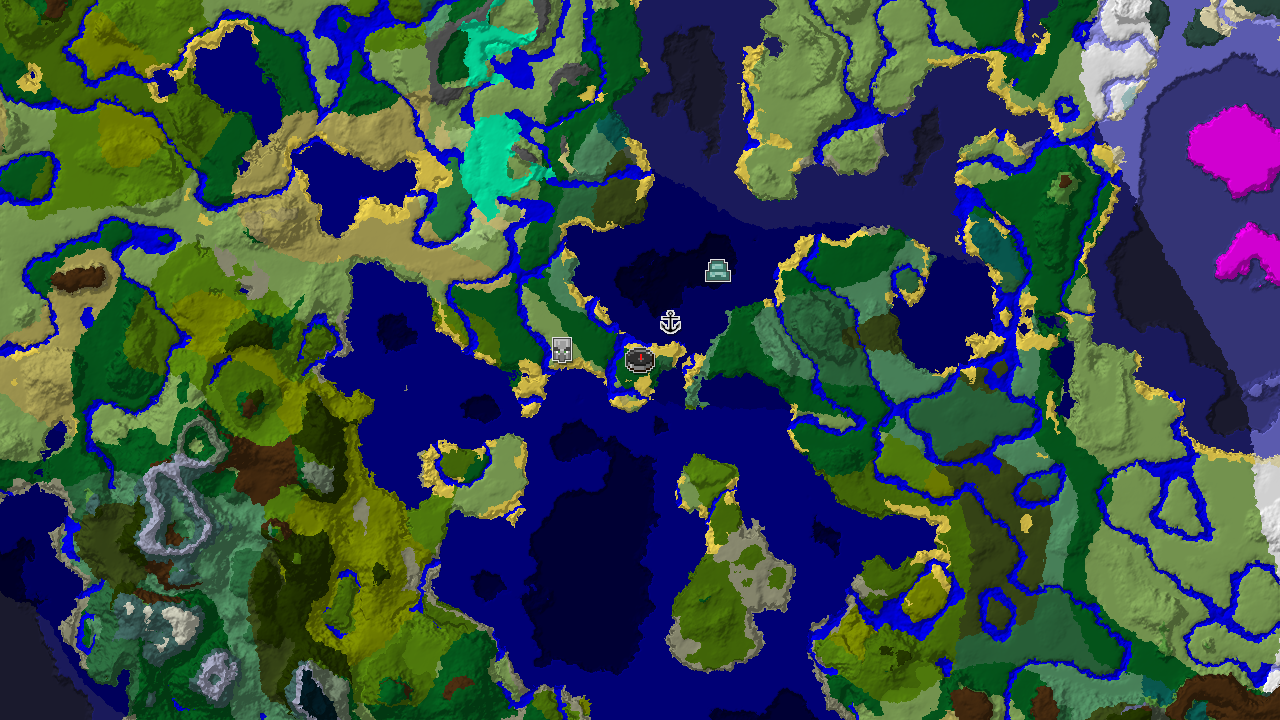 Ocean Monument, Jungle, and Pillager Outpost Near Spawn