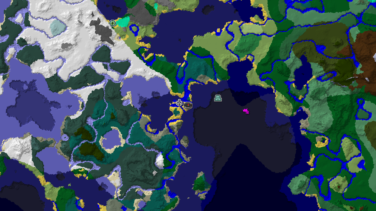 Spawn in Taiga with a Close Ocean Monument