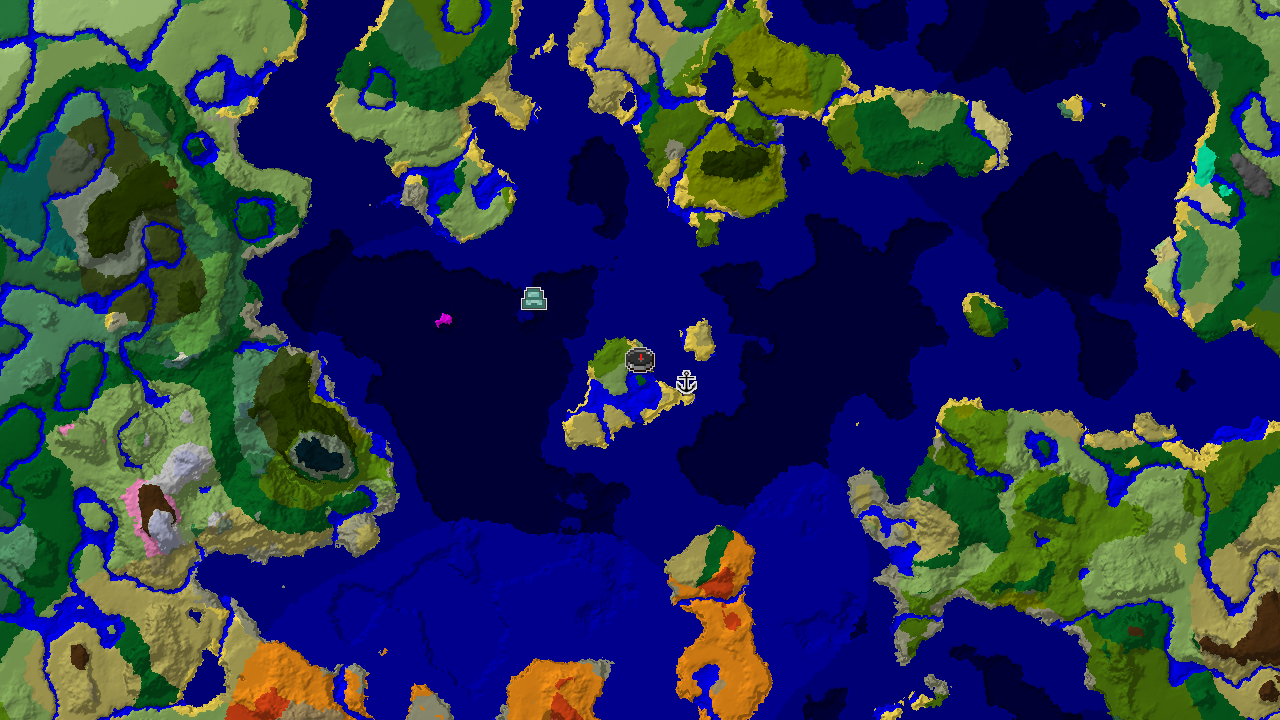 Spawn Near a Shipwreck and Lush Jungles