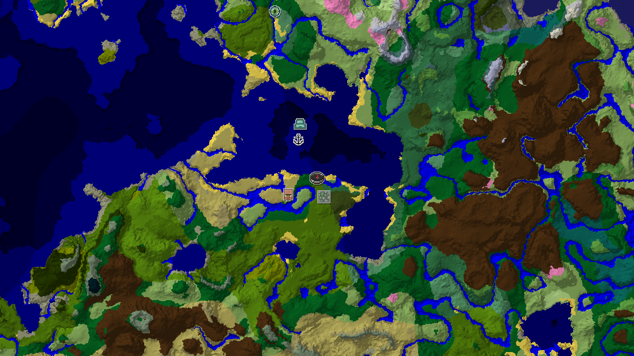 Jungle Spawn with Temple and Ocean Monument Nearby
