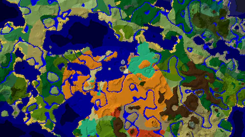 Spawn in Savanna, Near Desert Temple and Mangrove