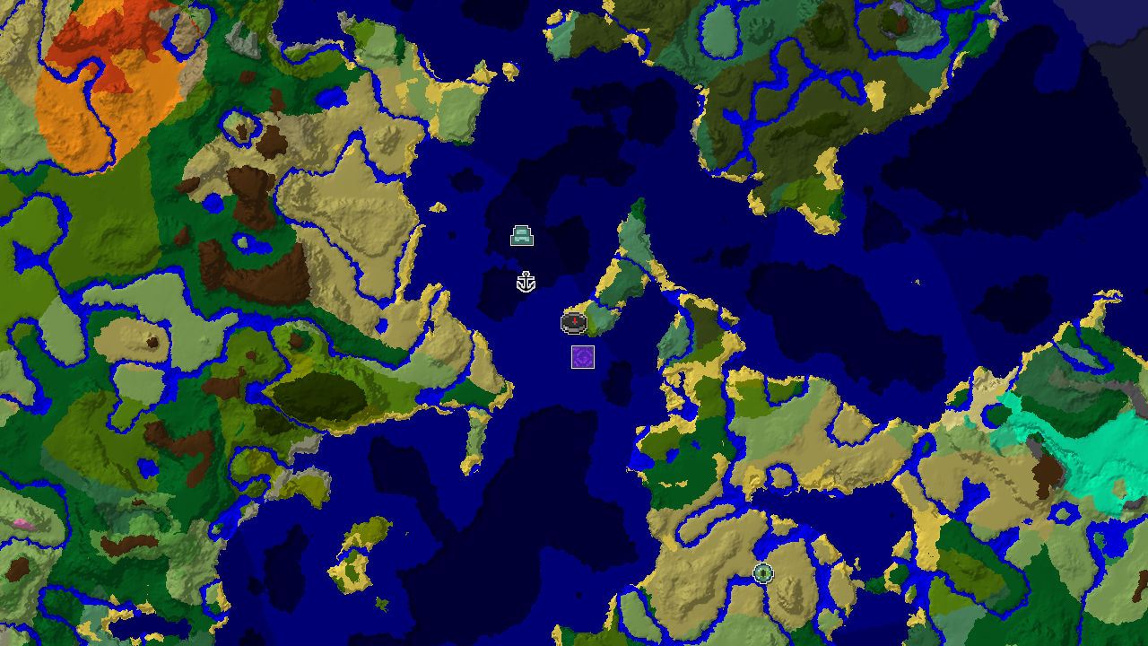 Ocean Monument Near Spawn in Sparse Jungle
