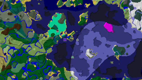 Ocean Monument and Shipwreck Near Plains Spawn