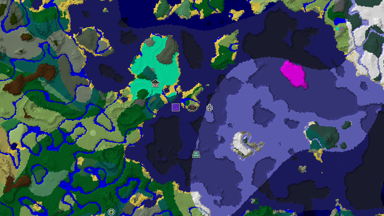 Ocean Monument and Shipwreck Near Plains Spawn