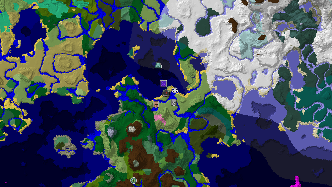 Spawn Near a Village, Ruined Portal, and Shipwreck