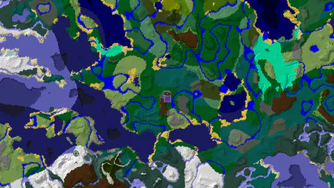Windswept Hills Spawn with Diverse Biome Cluster