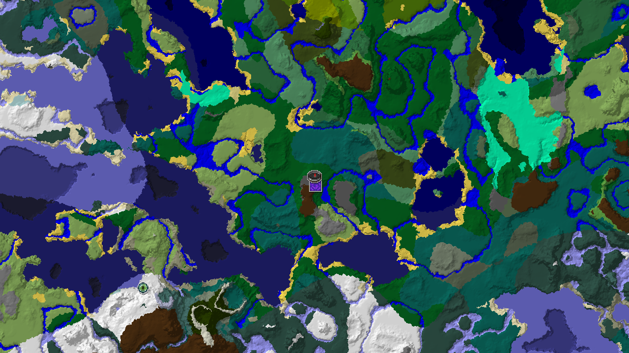 Windswept Hills Spawn with Diverse Biome Cluster