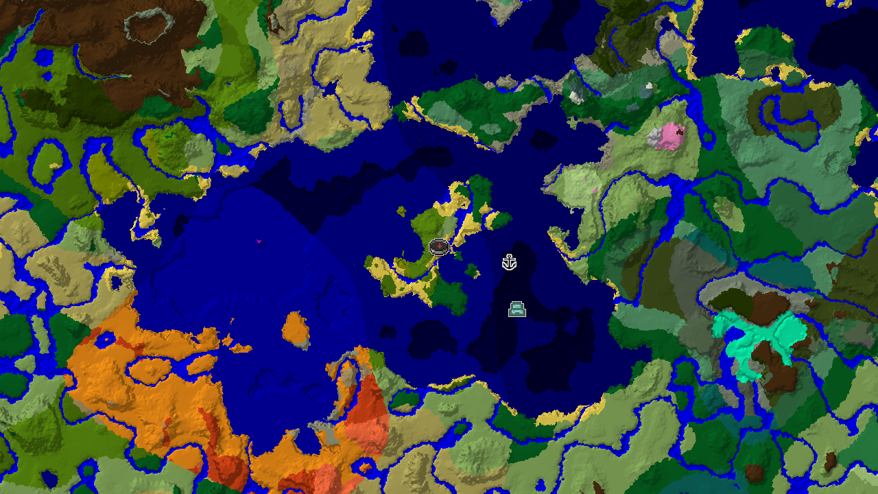 Bamboo Jungle and Ocean Monument Near Spawn