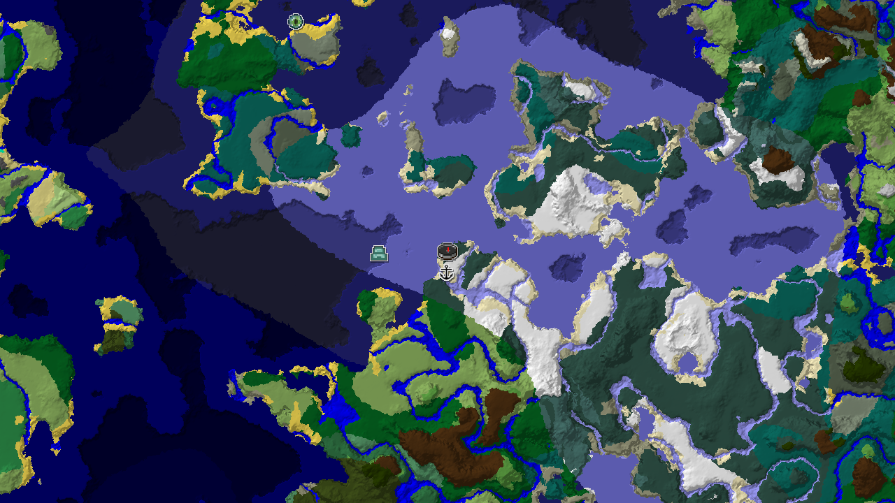 Spawn in Snowy Taiga with a Nearby Ocean Monument