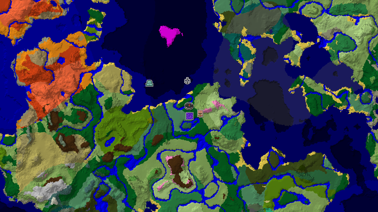 Cherry Grove Amidst Diverse Forests and Plains