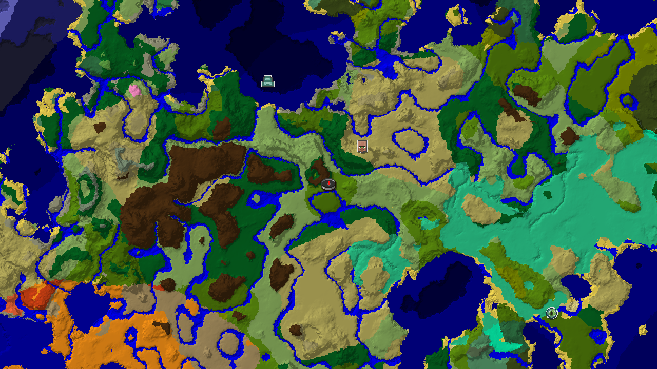Jungle and Savanna Crossroads with a Nearby Monument