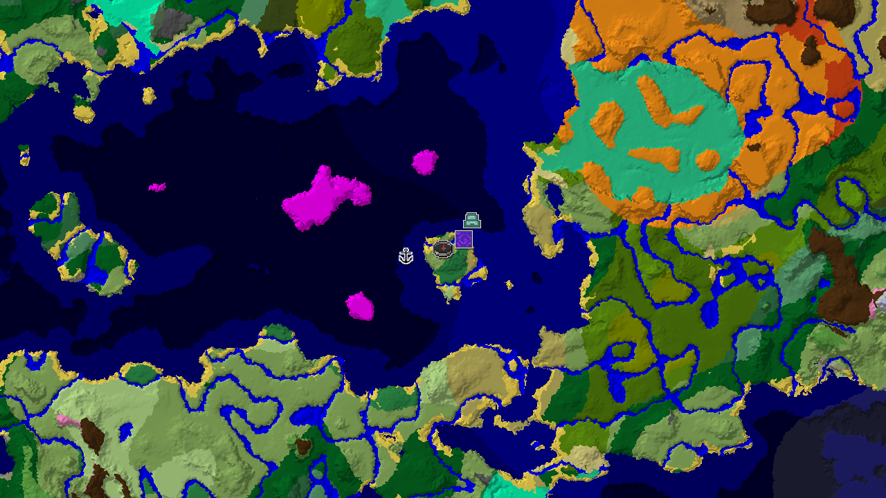 Flower Forest and Ocean Variety Near Spawn