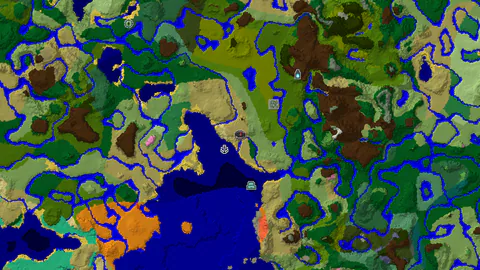 Savanna Spawn with a Nearby Jungle Temple and Ancient City